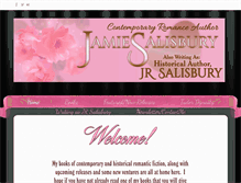 Tablet Screenshot of jamiesalisbury.com